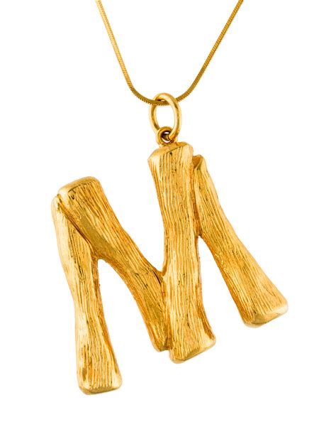 old celine alphabet necklace|Alphabet necklace Celine Gold in Gold plated .